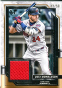 Josh Donaldson 2021 Topps Museum Collection Game Worn Jersey Card 32/50 #MMR-JD