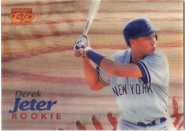 Derek Jeter 1996 Sport Flix Unsigned Card