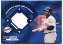 Tony Gwynn 2001 Diamond Collection Authentic Game Worn Jersey Card Donruss