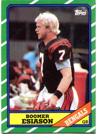 Boomer Esiason 1986 Topps Unsigned Card