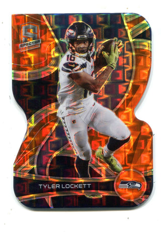 Tyler Lockett 2022 Panini Spectra Red #87 Die-Cut Card 10/15
