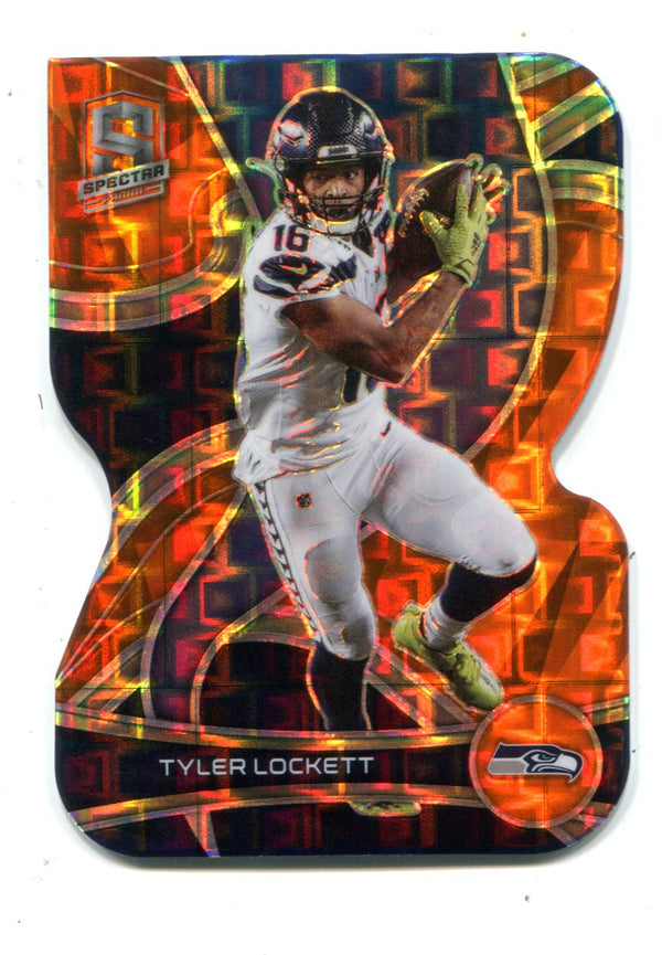 Tyler Lockett 2022 Panini Spectra Red #87 Die-Cut Card 10/15