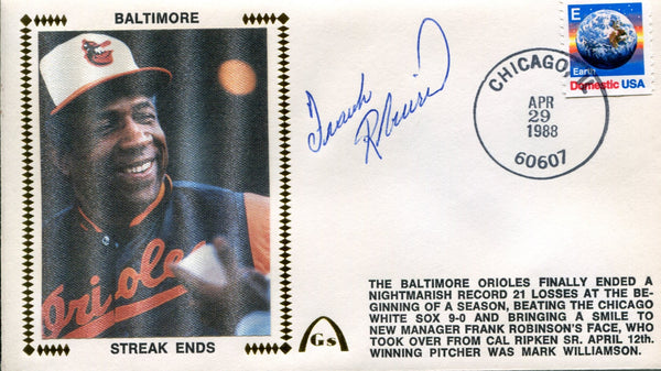 Frank Robinson Autographed First Day Cover