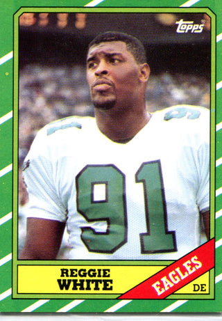 Reggie White 1986 Topps Unsigned Card