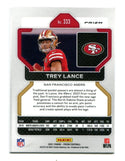 Trey Lance 2021 Panini Orange Disco Prizm #133 Card