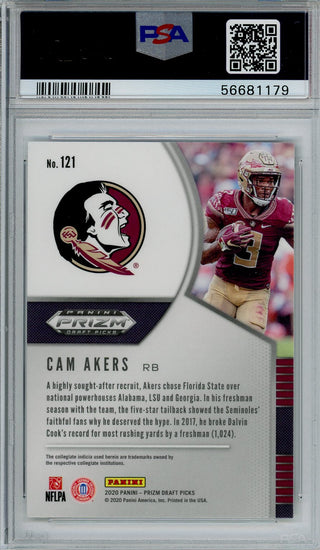 Cam Akers 2020 Panini Prizm DP Grade 9 Card #121