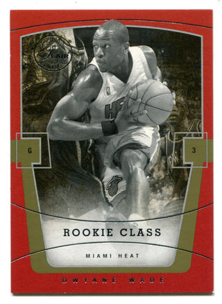 Dwyane Wade 2003 Flair Final Edition Rookie Class #87 /799 RC