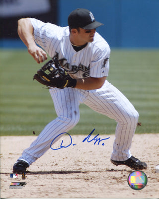 Dan Uggla Autographed Florida Marlins 8x10 Photo
