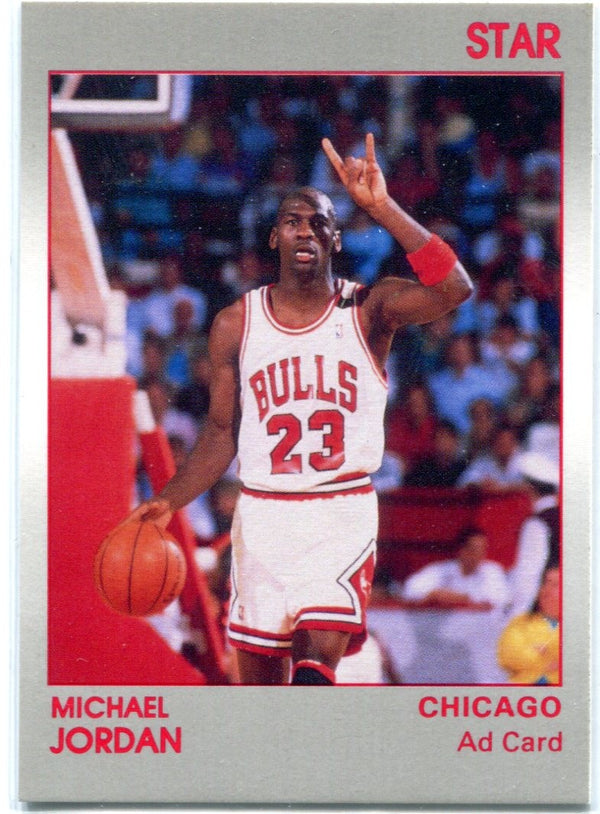 Michael Jordan Unsigned Star Ad Card
