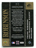 Frank Robinson 2007 Upper Deck SP Legendary Cuts #WGFR Jersey Card