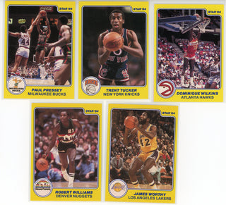 1983-84 Star Basketball All-Rookies Set (1-10)