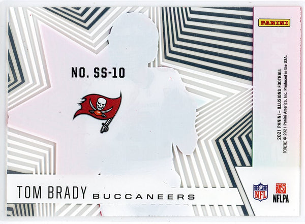 Tom Brady 2021 Panini Illusions Shinning Stars Card #SS-10