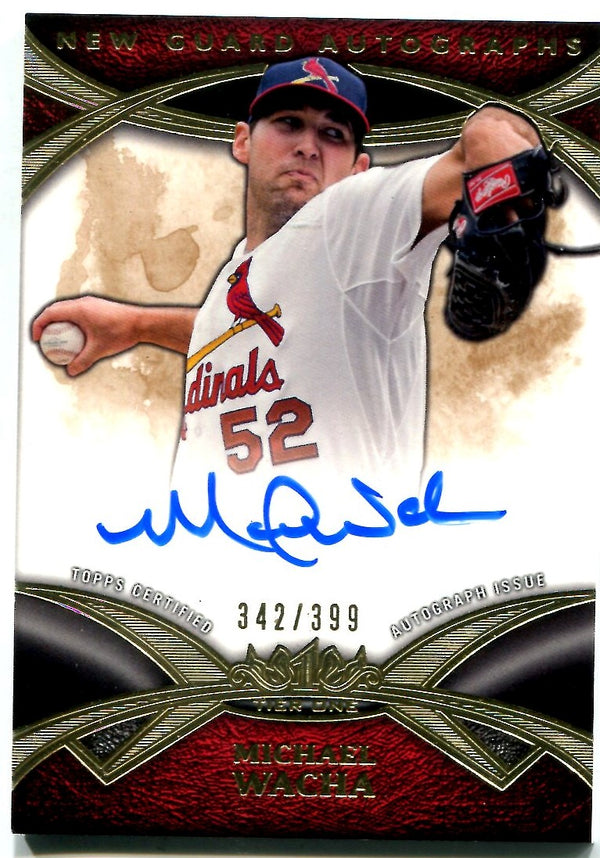 Michael Wacha 2014 Topps New Guard Autographed Cards #342/399