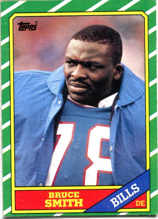 Bruce Smith 1986 Topps Unsigned Card