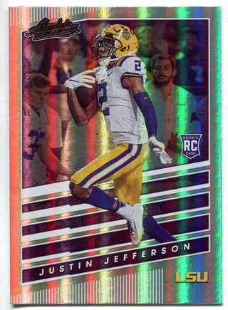 Justin Jefferson 2020 Panini Chronicles Draft Picks Absolute Rookie Card