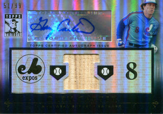 Gary Carter Autographed Topps Tribute Card #51/99