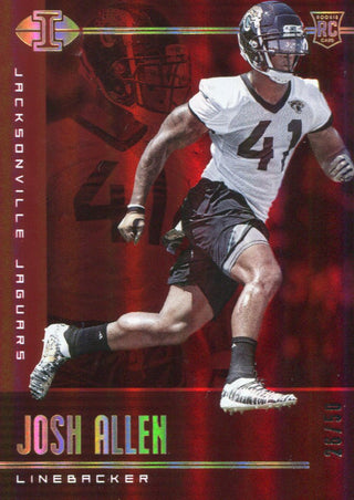 Josh Allen 2019 Panini Illusions Red Rookie Card 26/50