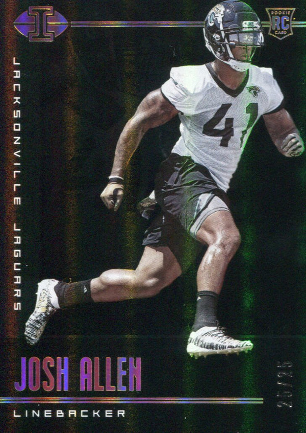Josh Allen 2019 Panini Illusions Black Rookie Card 25/25