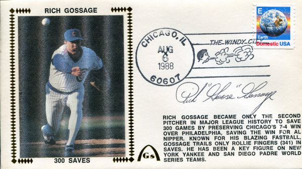 Rich Goose Gossage Autographed First Day Cover