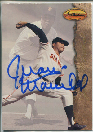 Juan Marichal Autographed 1994 Ted Williams Company Card #54