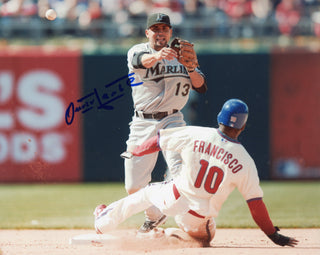 Omar Infante Autographed 8x10 Photo