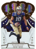 Jacob Eason 2020 Panini Chronicles Draft Picks Crown Royale Rookie Card