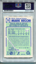 Mark Recchi 1990 O-Pee-Chee #280 PSA Auto Gem MT 10 RC