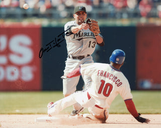 Omar Infante Autographed 8x10 Photo