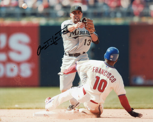 Omar Infante Autographed 8x10 Photo