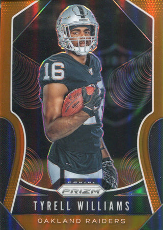 Tyrell Williams 2019 Panini Prizm Orange Card 61/249