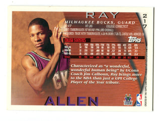 Ray Allen 1996 Topps #217 RC