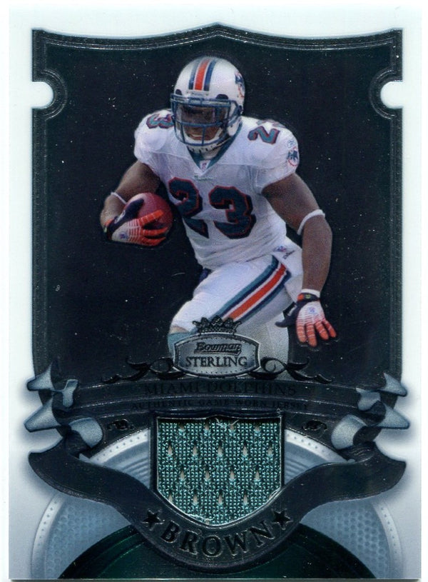 Ronnie Brown Bowman Sterling 2007 Jersey Card