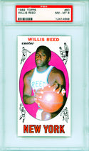 Willis Reed 1969 Topps Card #60 (PSA NM-MT 8)