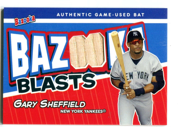 Gary Sheffield 2004 Topps Bazooka #BBGS Bat Card