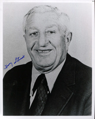 Harry Litwack Autographed 8x10 Photo