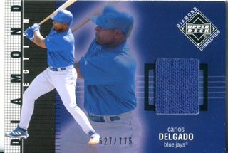 Carlos Delgado Toronto Blue Jays 2002 Game Used Jersey - Game Used