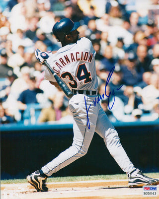 Juan Encarnacion Autographed 8x10 Photo (PSA/DNA)