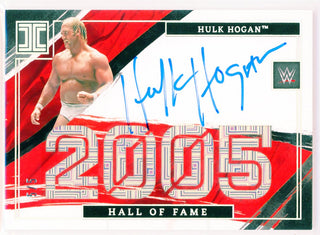 Hulk Hogan Signed 2022 Panini Impeccable WWE Hall of Fame Card #HF-HHG