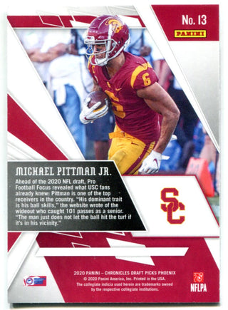 Michael Pittman Jr. 2020 Panini Chronicles Draft Picks Rookie Jersey Card