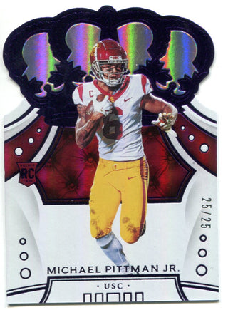 Michael Pittman Jr. 2020 Panini Chronicles Draft Picks Crown Royale Rookie Card 25/25
