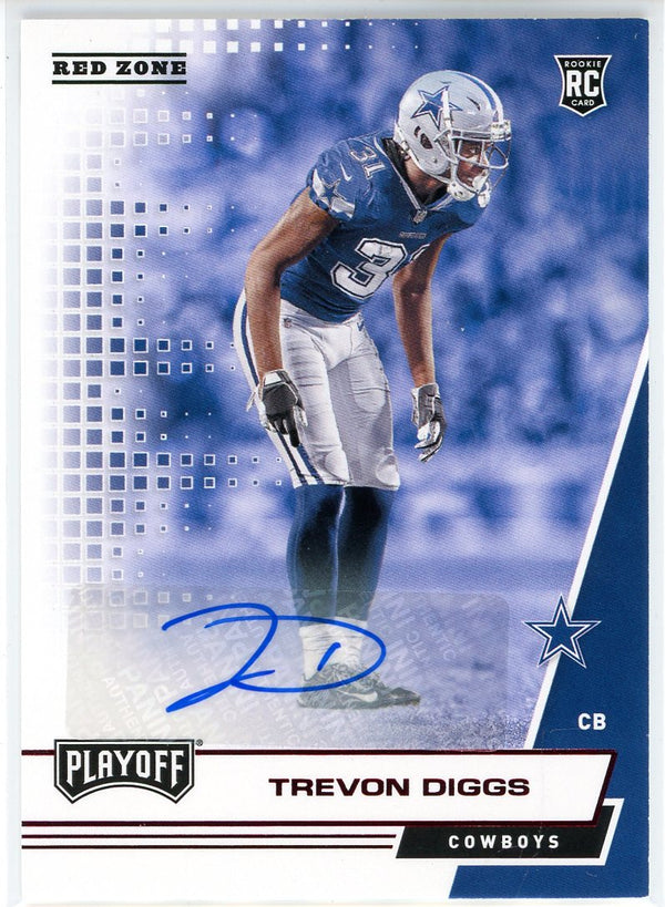 Trevon Diggs Autographed 2020 Panini Playoff Rookie Card #287