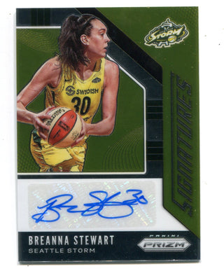 Breanna Stewart 2020 Panini Prizm #SGBAS Autographed Card