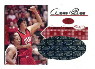 Andrew Bogut 2005 Sage Red #A3 Autographed Card 66/250