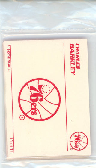 Charles Barkley 1990 Star Card Set (1-11)