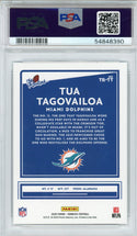 Tua Tagovailoa 2020 Panini Donruss The Rookies Rookie Card #TR-TT (PSA)