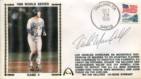 Mike Marshall Autographed 1988 World Series First Day Cover