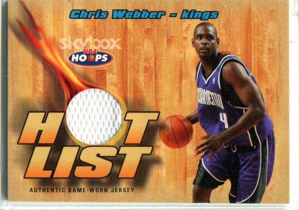 Chris Webber 2004-05 Fleer Game-Worn Jersey Card
