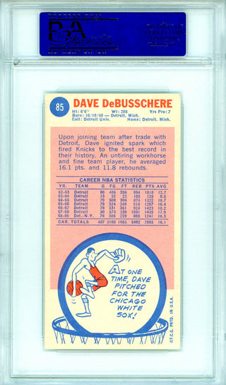 Dave DeBusschere 1969 Topps Card #85 (PSA NM-MT 8)