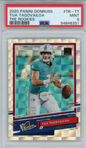 Tua Tagovailoa 2020 Panini Donruss The Rookies Rookie Card #TR-TT (PSA)