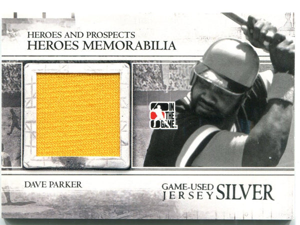 Dave Parker Heroes and Prospects Jersey Card